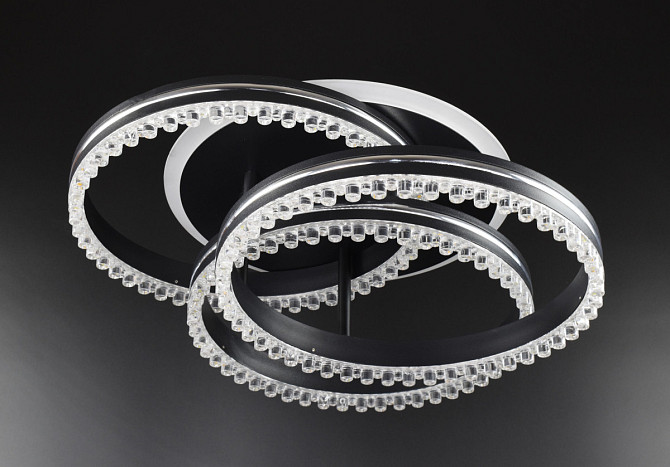 Люстра стельова LED A55063/3C-RGB-bk-ch Чорний 16х43х43 см. Киев - изображение 1