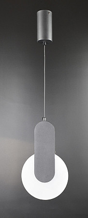 Люстра стельова LED AA231 Чорний 55-180х6х18 см. Киев - изображение 1