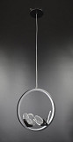 Люстра стельова LED C18-bk Чорний 35-200х25х10 см. Киев