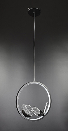 Люстра стельова LED C18-bk Чорний 35-200х25х10 см. Киев - изображение 1