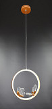 Люстра стельова LED C18-gd Золото 35-200х25х10 см. Киев