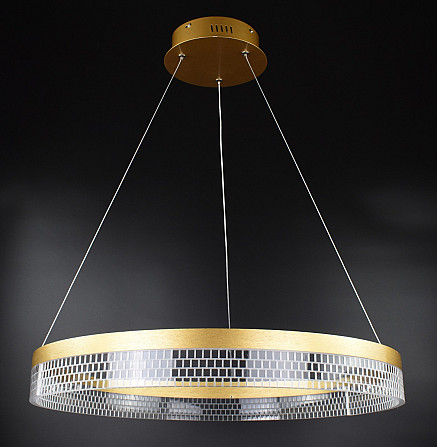 Люстра стельова LED CO5-400 Золото 40-140х40х40 см. Киев - изображение 1