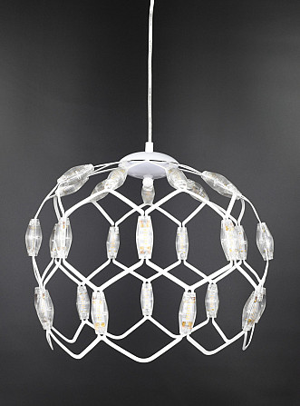 Люстра стельова LED D1288/400-wh Білий 42-200х40х40 см. Киев - изображение 1