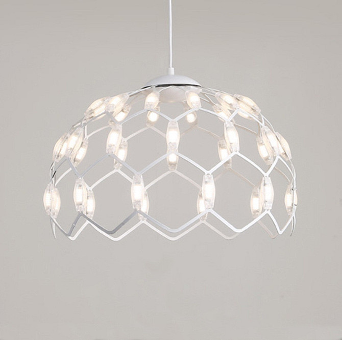Люстра стельова LED D1288/400-wh-k Білий 42-200х40х40 см. Киев - изображение 1