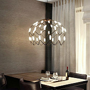 Люстра стельова LED D1288/500-bk-k Чорний 65-250х50х50 см. Киев