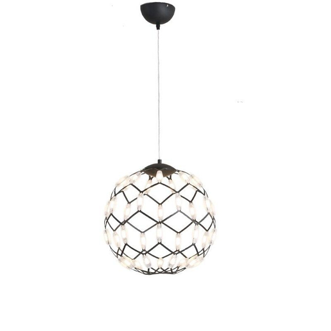 Люстра стельова LED D1289/400-bk-k Чорний 42-200х40х40 см. Киев - изображение 1