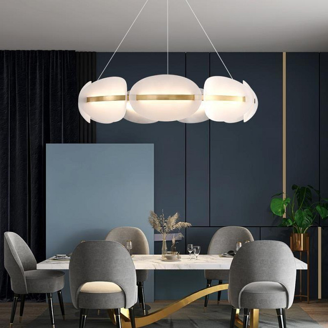 Люстра стельова LED D3022/1000-k Бронза 30-140х100х100 см. Киев - изображение 1