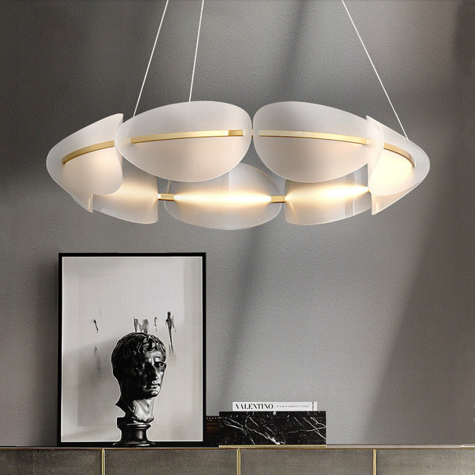 Люстра стельова LED D3022/800-k Бронза 30-140х80х80 см. Киев - изображение 1