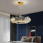 Люстра стельова LED D5020S/600-k Золото 30-150х60х60 см. Киев