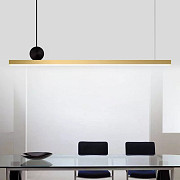 Люстра стельова LED D7056/880-k Золото 13-150х6х88 см. Киев