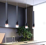 Люстра стельова LED DE10C/1-bk-k Чорний 50-170х10х10 см. Киев