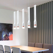 Люстра стельова LED DE10C/1-wh-k Білий 50-170х10х10 см. Киев
