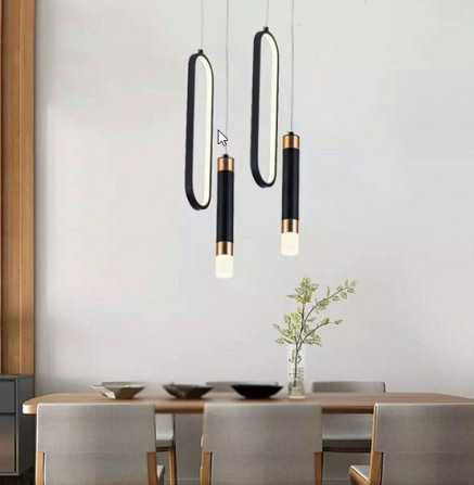 Люстра стельова LED DE13C/2-k Чорний 45-150х12х12 см. Киев - изображение 1