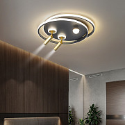 Люстра стельова LED G568/2+led-k Чорний 15х40х60 см. Киев