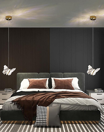 Люстра стельова LED H008/1-gd-k Золото 25-110х15х25 см. Киев - изображение 1