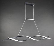 Люстра стельова LED H20L-1000-bk Чорний 25-100х14х100 см. Киев