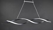 Люстра стельова LED H20L-1200-bk Чорний 25-100х14х120 см. Киев