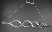 Люстра стельова LED H23L-1200-bk Чорний 25-110х10х120 см. Киев