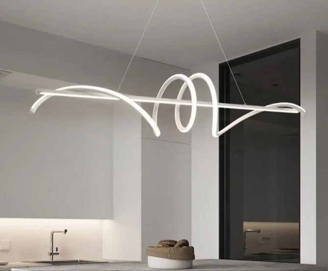 Люстра стельова LED H24L-1000-wh-k Білий 30-110х20х100 см. Киев - изображение 1