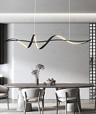 Люстра стельова LED H26L-1200-bk-k Чорний 30-140х20х120 см. Киев