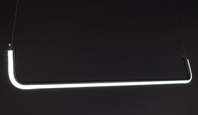 Люстра стельова LED H28L-1-1200-bk Чорний 20-150х12х122 см. Киев - изображение 1