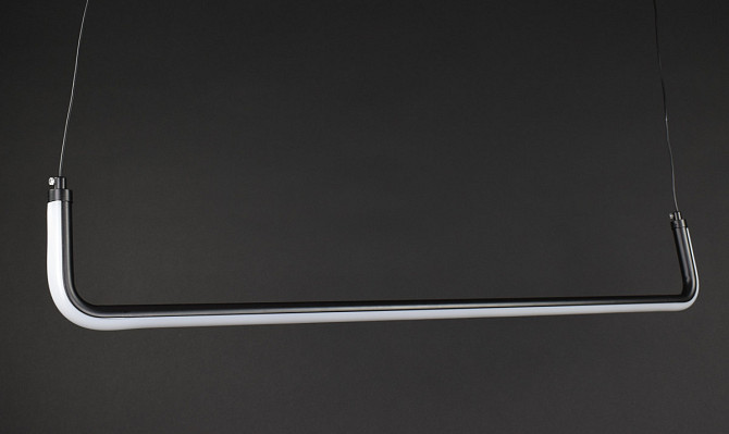 Люстра стельова LED H28L-1-900-bk Чорний 20-150х12х92 см. Киев - изображение 1