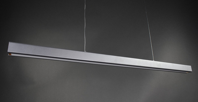 Люстра стельова LED H32L-1000-bk Чорний 15-100х6х100 см. Киев - изображение 1
