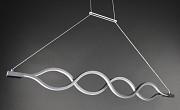 Люстра стельова LED H33L-1200-bk Чорний 30-110х6х122 см. Киев