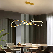 Люстра стельова LED H35L-1000-ab-k Золото 25-150х15х100 см. Киев