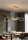 Люстра стельова LED H35L-850-ab-k Золото 25-150х15х85 см. Киев
