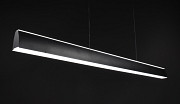 Люстра стельова LED H36L-1200-bk Чорний 15-120х6х120 см. Киев
