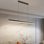 Люстра стельова LED H36L-1200-bk-k Чорний 15-120х6х120 см. Киев