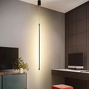 Люстра стельова LED J014/1000-bk-k Чорний 112-280х6х6 см. Киев