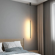 Люстра стельова LED J014/600-bk-k Чорний 72-240х6х6 см. Киев