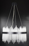 Люстра стельова LED J881-600-bk Чорний 50-180х60х60 см. Киев