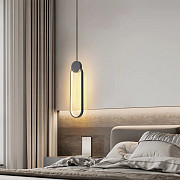 Люстра стельова LED JU15-100-bk-k Чорний 45-200х10х10 см. Киев