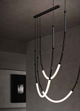 Люстра стельова LED MBJ1-95*200-3-bk-k Чорний 50-130х80х80 см. Киев