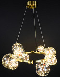 Люстра стельова LED MD9138-12-led Латунь 40-130х78х78 см. Киев