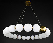 Люстра стельова LED MJ10-800 Латунь 30-150х82х82 см. Киев