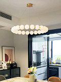 Люстра стельова LED MJ11-800-k Латунь 30-140х84х84 см. Киев