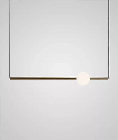 Люстра стельова LED ND7044/900HB-k Латунь 20-150х10х90 см. Київ - изображение 1