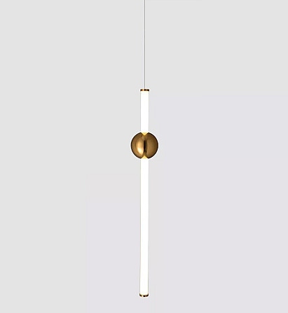 Люстра стельова LED ND7044/900VA-k Латунь 100-200х10х10 см. Київ - изображение 1