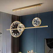 Люстра стельова LED NO3-1200-k Бронза 40-135х6х120 см. Киев