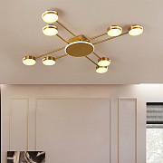 Люстра стельова LED R88/8-AB-k Латунь 10х100х100 см. Киев