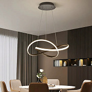 Люстра стельова LED SG6-800-bk-k Чорний 40-140х80х80 см. Киев