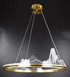 Люстра стельова LED SGA16-500-ab Латунь 35-150х50х50 см. Киев