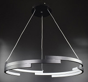 Люстра стельова LED SGA17-500-bk Чорний 30-150х56х56 см. Киев