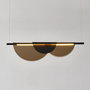 Люстра стельова LED SGA21-1000-gr-k Чорний 30-215х100х100 см. Киев