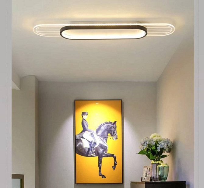 Люстра стельова LED WSG6-800-LED-k Коричневий 5х12х80 см. Киев - изображение 1