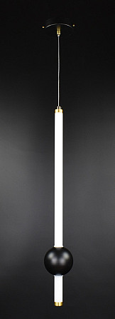 Люстра стельова LED YG517A/1-bk Чорний 65-180х10х10 см. Киев - изображение 1